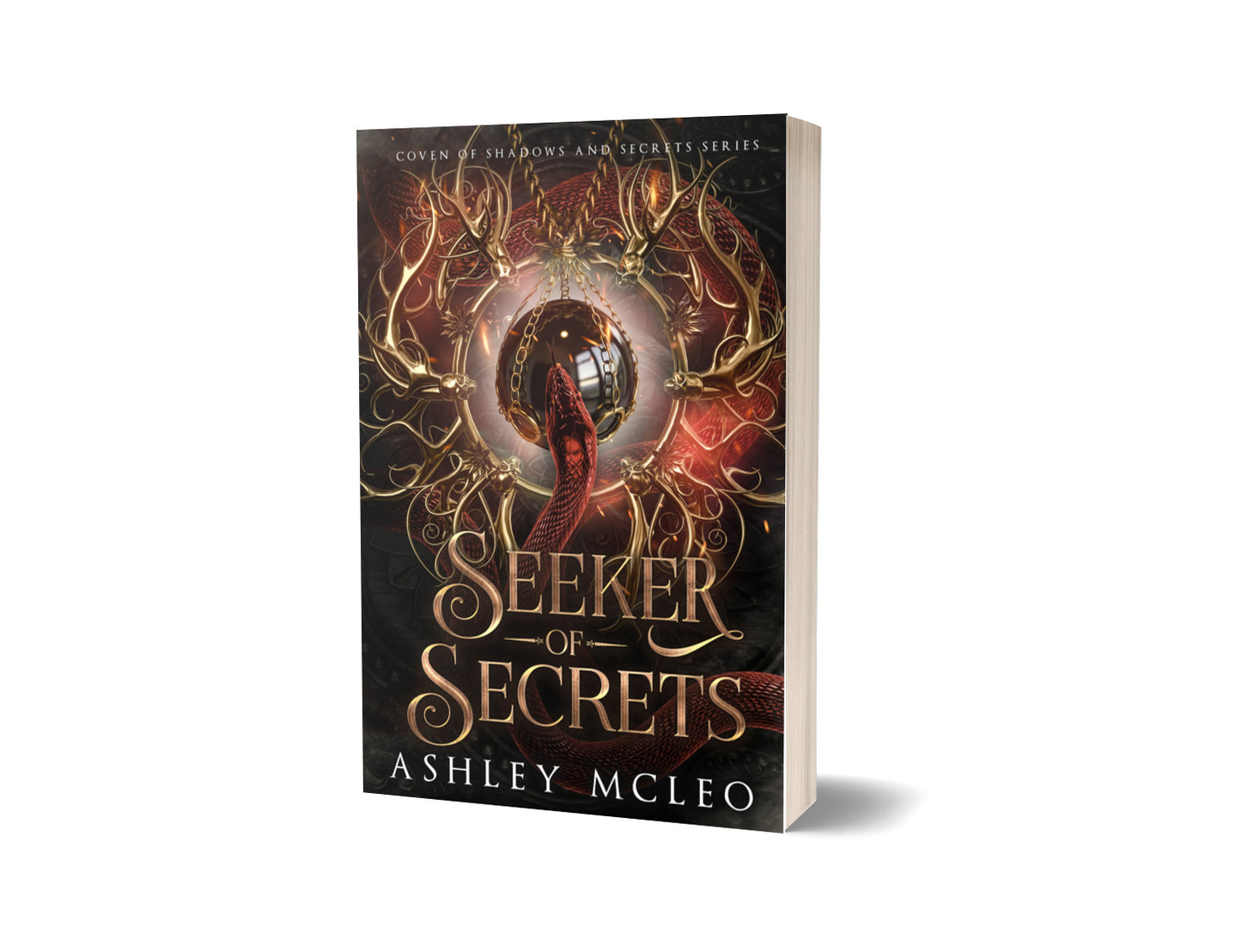 Seeker of Secrets, Coven of Shadows and Secrets #1, Crowns of Magic Universe - signed by the author