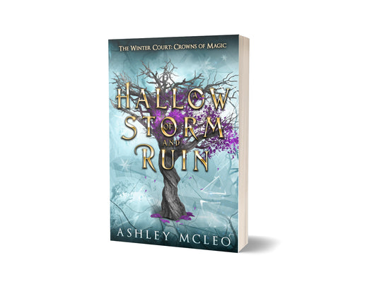 A Hallow of Storm and Ruin, The Winter Court Series #3, Crowns of Magic Universe - Signed by the author